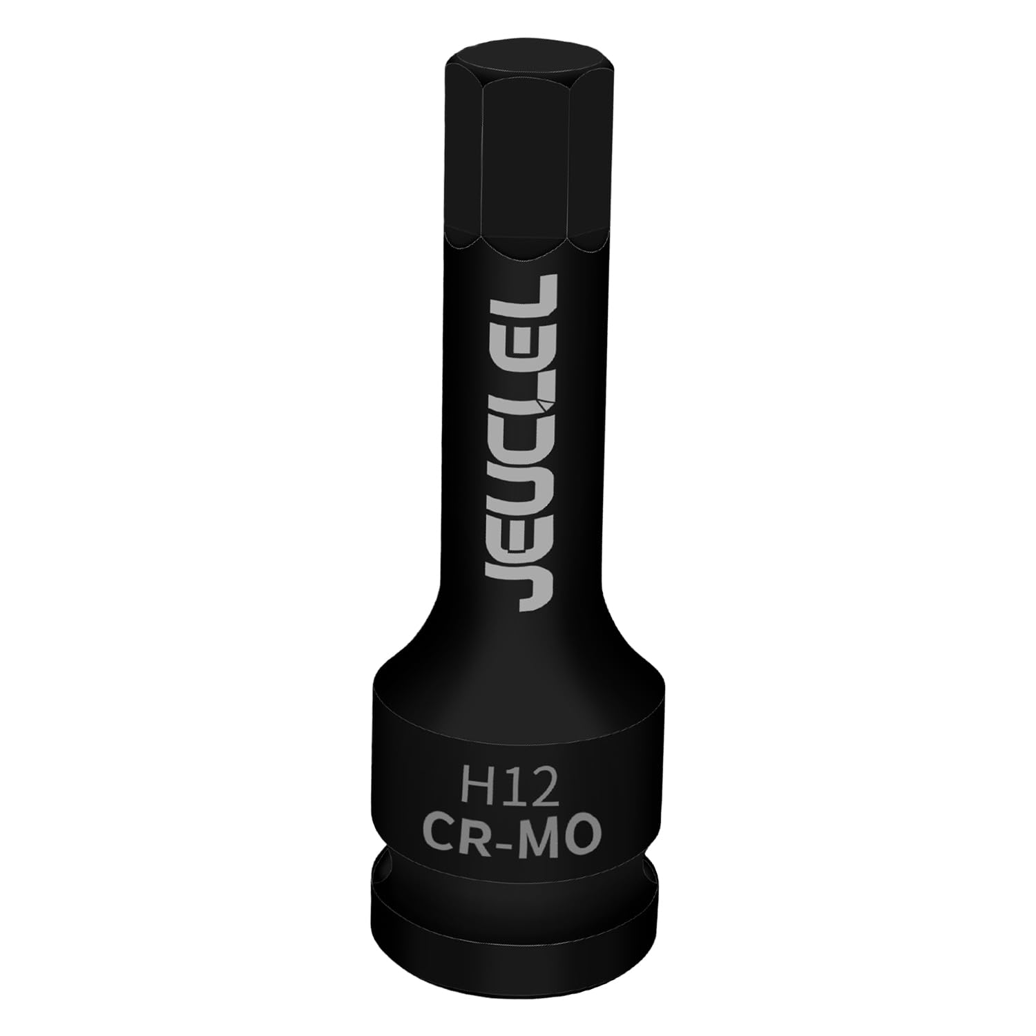 Photo 1 of JEUCLEL 12mm Hex Impact Bit Socket, H8 1/2-Inch Impact Drive Allen Socket, Cr-Mo Steel Lengthen Hex Screwdriver Adapter for Electric Ratchet Wrenches Fastening Screws