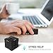 Aluminium Alloy Infinity Pocket Size Cube Toys JOYNOTE Relaxation Office Stress Reducers for ADD, ADHD, Anxiety, Autism Adult & Kids (Black)
