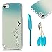 MOLLYCOOCLE iPod Touch 5 Case with Stylus Pen and Bird Feather Shaped Anti-dust Plug