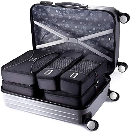 PRO Packing Cubes | 6 Piece Travel Bags Organizer for Luggage | Multi-size Ultralight Travel Cubes | Suitcase Organizer Bags Set | Makes Packing Easy 4 PRO Packing Cubes | 6 Piece Travel Bags Organizer for Luggage | Multi-size Ultralight Travel Cubes | Suitcase Organizer Bags Set | Makes Packing Easy