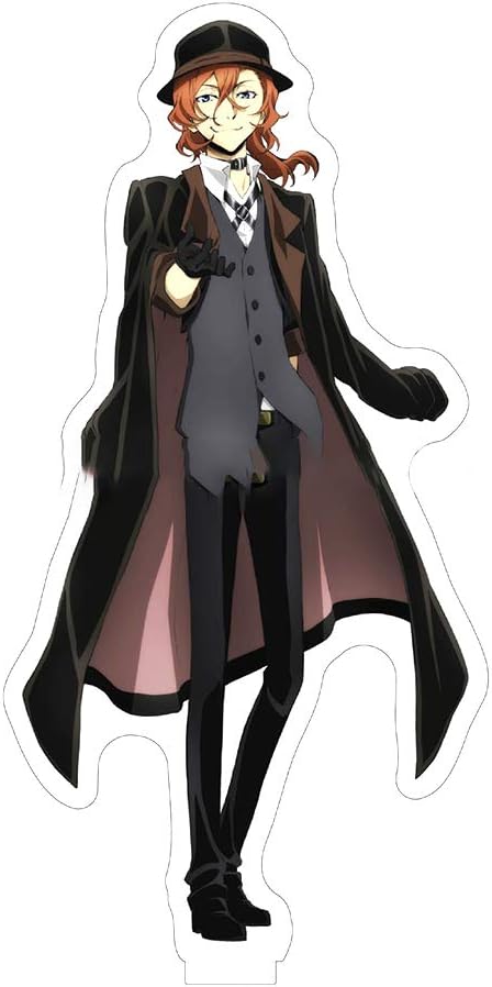 zhongjiany Bungou Stray Dogs Dazai Osamu Acrylic Stand Figure Model Anime Table Decoraction( H03)