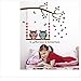 Two Wall Stickers,Techfeed Night Light Wall Decals and Branch Owl Wall Stickers for Kids Rooms Bedroom Decorative Removable Wall Decor Stickers for Girls Boys