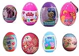 8 girls mix plastic Surprise Eggs. Exciting and Fun Toy By Bon Bon Buddies for Children As Seen in Unboxing and Unwrapping Videos on Youtube.
