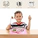 iSolem Baby Silicone Placemat, Non-Slip Toddlers Food Feeding Mat for Children, Kids, Infant, Kitchen Dining Table -Perfect Highchair Trays for Travel - Pink Cow