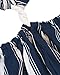 BIUBIU Women's Sexy Boho Floral Halter Summer Maxi Dress Beach Party Split Cover Up Swimsuit Outfit 2024 (Stripe,XL)