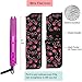 JYfeel Mini Travel Flat Iron, 2/3 inch, Ceramic Tourmaline, Dual Voltage Hair Straightener, instant Heat Up to 430, with Travel Case