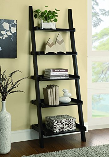 Coaster Ladder Bookcase, Cappuccino