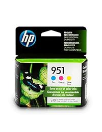 3 cartuchos HP 951 cyan, magenta y amarillo originales (CR314FN)