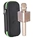 MICGEEK Q10S丨Wireless Bluetooth Karaoke Microphone,4-in-1 Speakers,Super Li-ion Battery,Play/Sing/Record Modes,Best Mini Portable Home Music Machine System for iPhone/Ipad/Android/Tablet/Car(Gold)
