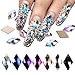 Clearance!70Pcs Flatback AB Crystal Rhinestone Gems Pearls 3D Nail Art Decoration Kit Glitter Nail Art Craft by Fxbar