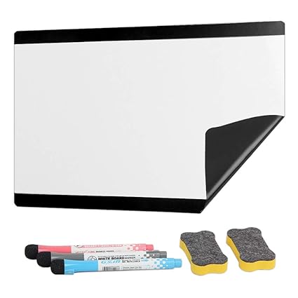 Grope - Pizarra blanca magnética de borrado en seco para nevera de ...