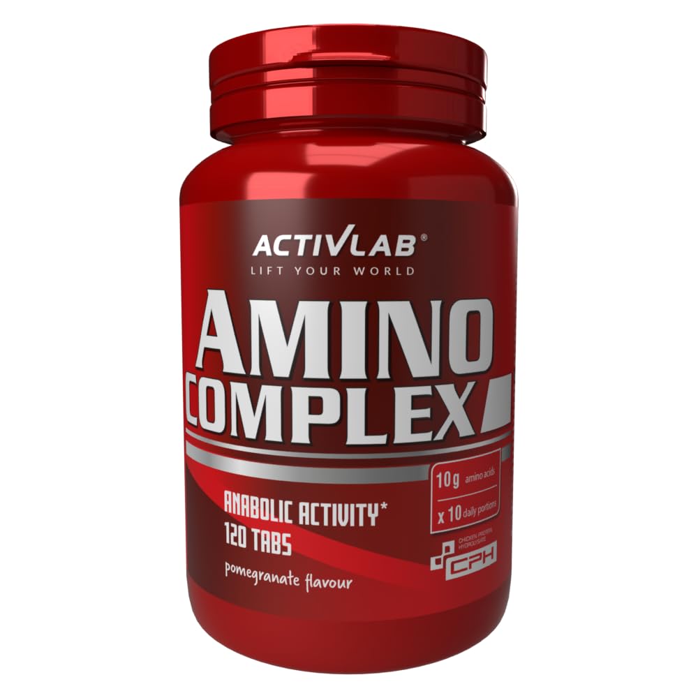 Activlab Amino Complex - 120 Tablets | Essential Aminoacids | BCAA | for Gym | Muscle Growth | It inhibits catabolism | Supports Anabolism | accelerates Regeneration