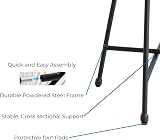 EVRE Goa Coral Bistro Set - 2 Chairs & Glass Top Table for Outdoors view 7