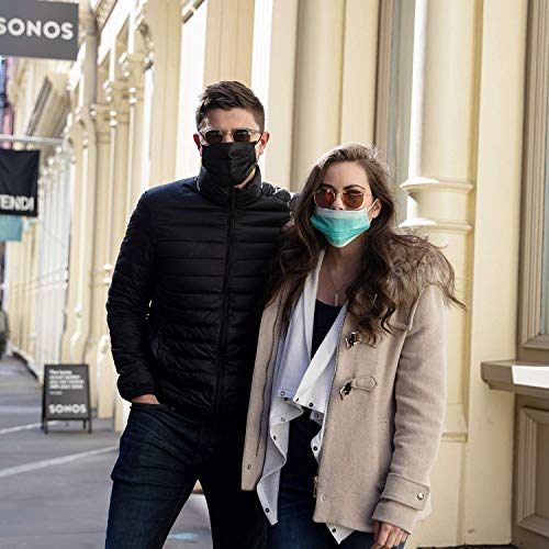 Disposable Face Mask, KABB Japanese Individually Wrapped Earloop Face Masks, 4 Ply Thicker Hypoallergenic Mask, Procedure Mask for Daily Use 50 Pcs (Green) - Thumbnail 6