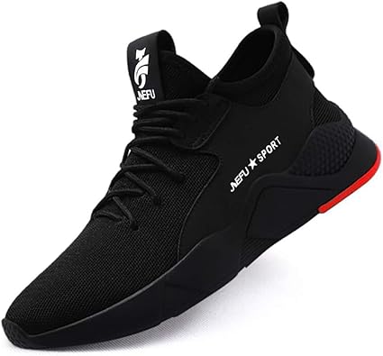 Amazon Com Jiefu Steel Toe Work Safety Shoes For Men Women Lightweight Puncture Proof Industrial Construction Shoes Shoes