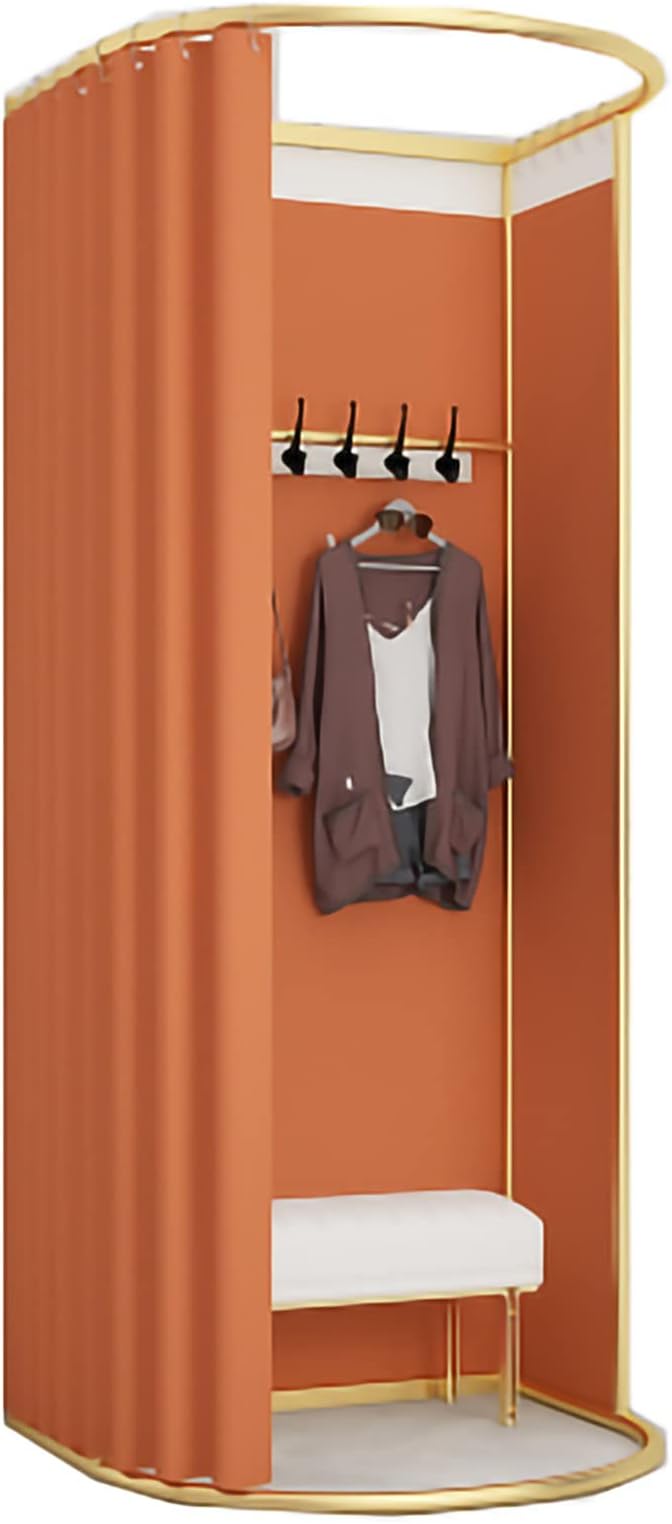 FYZS غرف تركيب سعة كبيرة من موبايل في متاجر الملابس، غرف تلبيس بسيطة مع