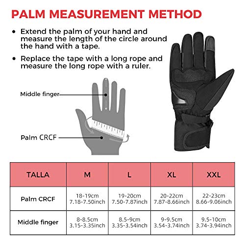 3 Motorcycle+Gauntlet+Touch+Screen+Gloves+Windproof+Resistant
