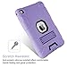BENTOBEN iPad Mini 5 Case, iPad Mini 4 Case, Kickstand Hybrid Three Layer Heavy Duty Rugged Cover Shockproof High Impact Resistant Full-Body Protective Retina Cases for iPad Mini 5/4, Purple/Black