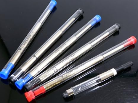 Amazon Waterman ウォーターマン ボールペン用リフィル 替芯 インク レッド M 中字 詰め替えインク 文房具 オフィス用品