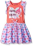 Evy Toddler Girls' Troll Hugs Make Dress, Flamingo, 2T