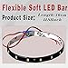 4PCS Waterproof Car COB LED 12V Lights High Power DRL Daytime Running Fog Driving Lamp Red (blue)