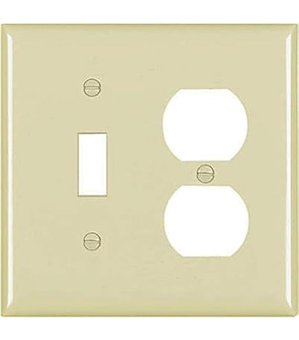 Legrand Pass & Seymour SP3IU Ivory Wall Plate - 3 Gang Toggle Switch Cover