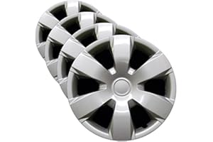 CAROLINA WHEEL COVER Premium Replica Hubcap Set, Replacement for Toyota Camry 2007-2011, 16-inch Wheel Covers (4 Pieces)