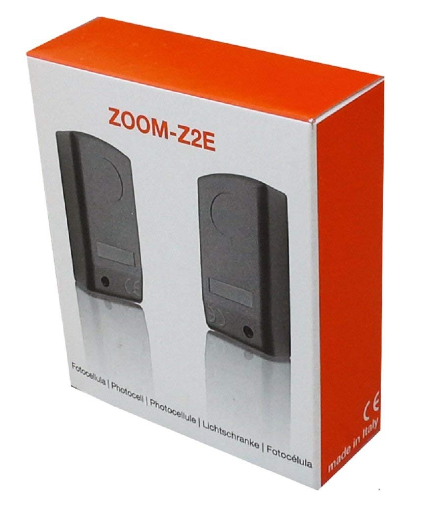 Nologo Zoom-Z2E Gate Photocells, Black