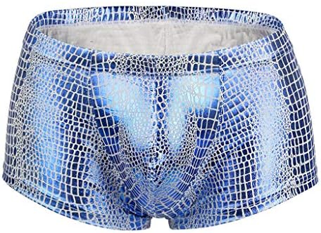 NOMENI Low-Waist Polyester Cool Serpentine U-Shaped Men's Boxers Underwear Mens Sexy Pole Dance Underpant Pants