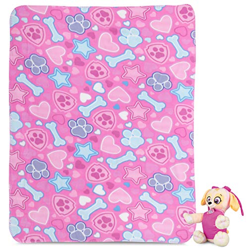 Paw Patrol Skye Throw Blanket & Cuddle Plush Pillow Set Pricepulse