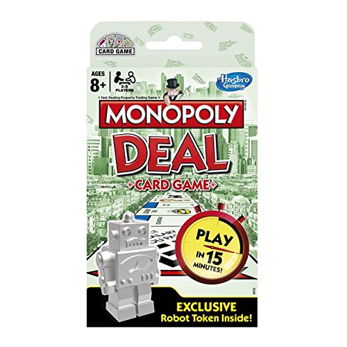 Monopoly Deal Card Game with Exclusive Robot Token Included