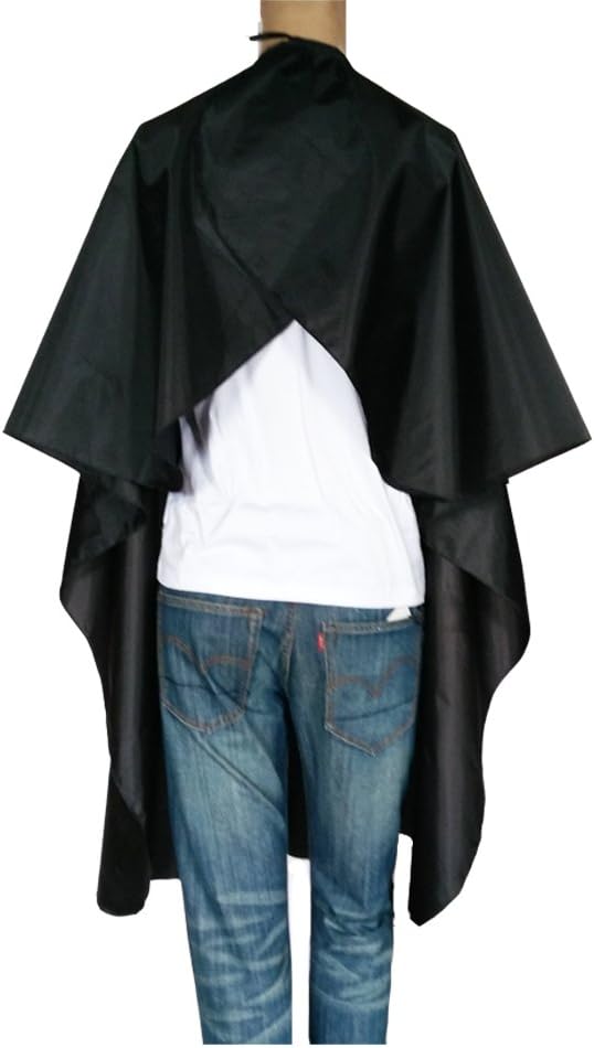 Magiczone Nylon Waterproof Professional Salon Cape with Snap Closure Hair Salon Cutting Cape Barber Hairdressing Cape - 59" x 51", Pack of 1: Beauty
