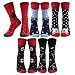 Cute Crew Socks Stylish, diwollsam 3/5/6 Pairs Men's Women's Colorful Designb Gift Casual Sport Socks