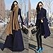 Babyonline Winter Women Coats Zipper Up Blend Wool Outerwear Tops