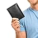 ProCase Genuine Leather Passport Cover Holder Travel Passport Case for Men and Women -Black