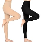 WEGITCS 2 Pairs 15-20 mmHg Compression Pantyhose for Women, Closed Toe Compression Stockings, Waist High Opaque Compression Tights for Varicose Veins, Swelling, Teacher, Doctor