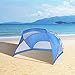 ALPHA CAMP 3 Person Sports/Beach Shelter Easy Up Sun Shade - 9' x 6' Blue