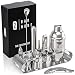 Bar None The Cocktail Set | 12-Piece + Stand Bar Set | Exquisite Quality Bartender Kit + Tools | Martini Shaker, Jigger, Shots, Muddler, Spoon, Ice Tongs, Corkscrew Knife Bottle Opener & Liquor Pourer primary