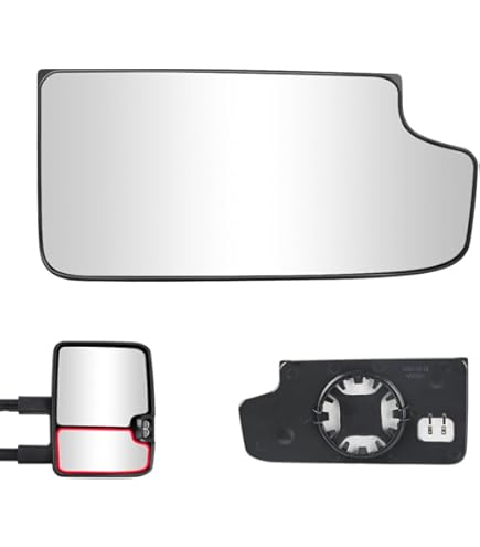 APA Replacement For Exterior Tow Mirror Glass Upper Part Non-Heated For