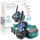 K9KONNECTION Dog Training Collar with Remote Professional Trainer Shock Collar to Control Barking & Tricks Rechargeable Electronic E-Collar for Small to Large Dogs 10 - 120 lbs Beep / Vibrate / Shock