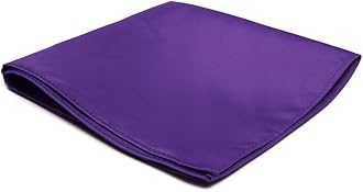 Jacob AlexanderMen's Pocket Square Solid Color Handkerchief