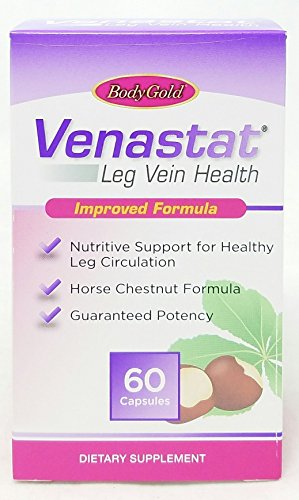 Venastat Natural Leg Vein Health Capsules 60 Count Per Bottle