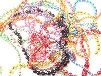 カラーボールチェーン 太さ2 4mm長さ15cm グリーン 携帯ストラップパーツ 通販 Amazon