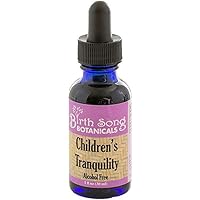 Birth Song Botanicals Natural Children's Tranquility Liquid with Chamomile. Gluten free, Vegan - 1 oz.
