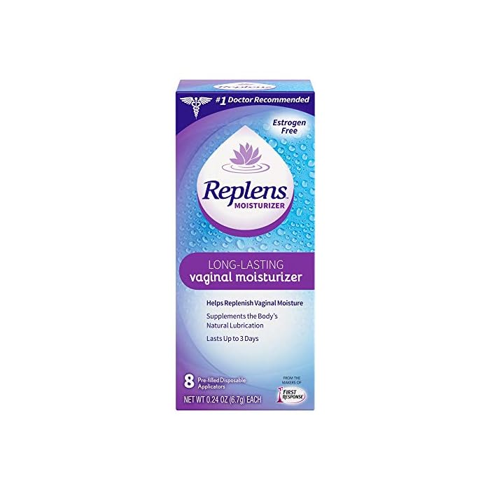 Replens Long-Lasting Vaginal Feminine Moisturizer 8 Prefilled Applicators, 0.24 oz ea