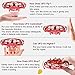 Mini Drones for Kids & Adults, RC UFO Helicopter with LED Lights, Hand Operated Easy Indoor Outdoor Small Orb Flying Ball Drone Toys Gifts for Beginners, Boys & Girls(Red)