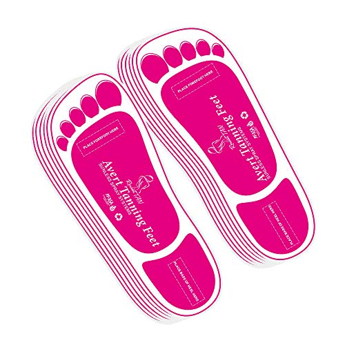 120 Pairs (240feets) (Macarons series) Pink Premium Spray Tan Feet Pads Protectors PRO Sunless Airbrush Spray Tanning Tent Foot Protection