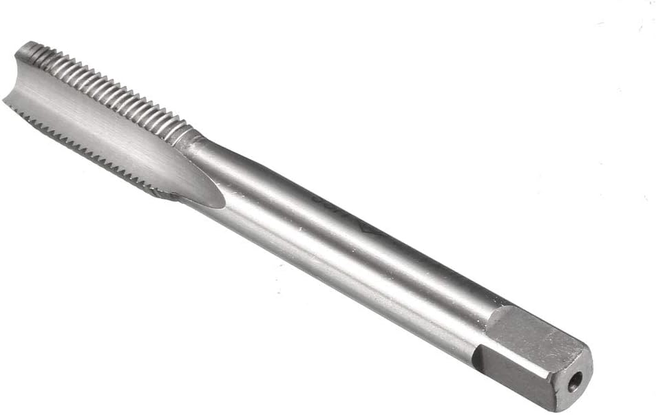 sourcing map Metric Machine Thread Tap M10 x 1 H2 High Speed Steel Straight Flutes Screw Tapping Threading Machinist Repair DIY Tool 2pcs - Image 4