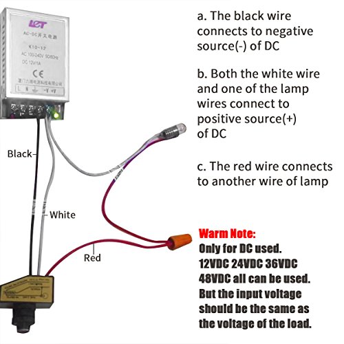 Light Control Switch ONEVER DC 12V 24V 36V 48V Dusk To Dawn Photocell Light Switch Auto ON OFF Light - //medicalbooks.filipinodoctors.org
