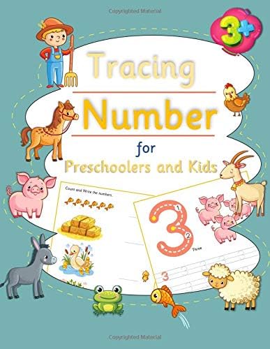 number tracing for preschoolers and kids: Trace Numbers and Practice Workbook for kids age 3-5 Paperback – 27 Sep 2018
